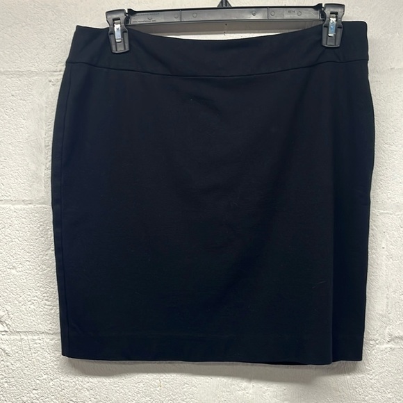EILEEN FISHER Black Mini Skirt Sz petite large - Picture 1 of 5